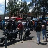 Ladrón en Primera de Mayo de Bogotá terminó golpeado y suplicando por Policía