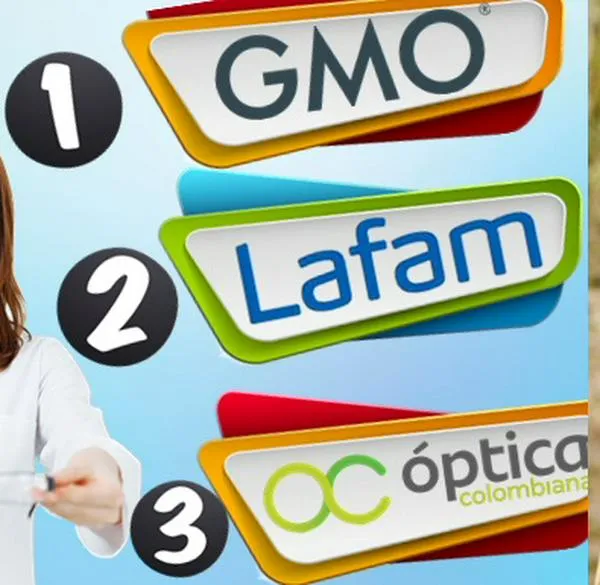 Ópticas, GMO, Lafam y Colombiana son las que lideran el mercado de las gafas