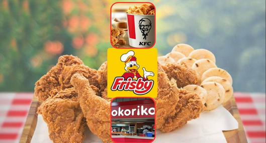 Novedad que hay con los domicilios de Frisby en Colombia por ventas en aplicaciones. KFC y Kokoriko también compiten fuertemente. 