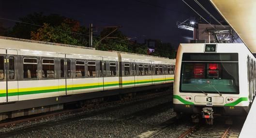 Estación del metro de Medellín, sistema de transporte donde murió una mujer al desplomarse allí