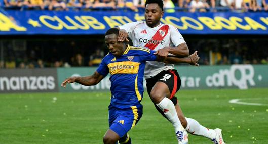 Foto de Miguel Ángel Borja, en nota de por qué Miguel Borja fue tendencia en triunfo de River Plate contra Boca Juniors