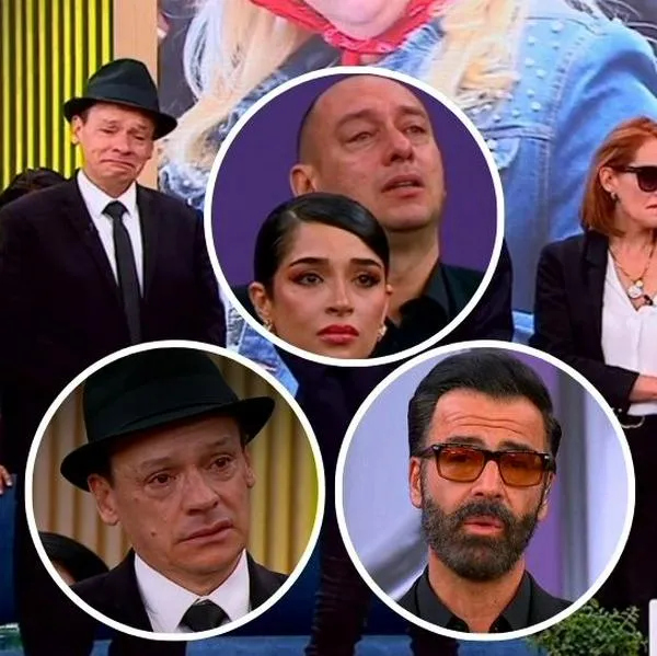 Fotos de Don Jediondo y Humberto Rodríguez, en nota de que Sábados felices por muerte de Gorda Fabiola dio emotivo mensaje con llanto y más