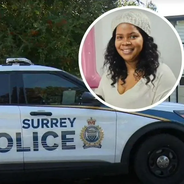 Foto Vanessa Valencia, en nota de que murió colombiana en Canadá en tiroteo con policía; salió grabación escalofriante