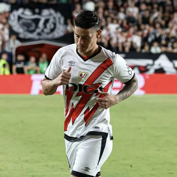 James Rodríguez y los pocos minutos en Rayo Vallecano.