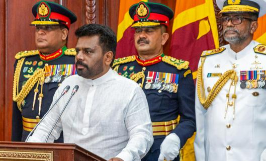 Toma de posesión del nuevo Presidente de Sri Lanka, el izquierdista Anura Kumara Dissanayaka