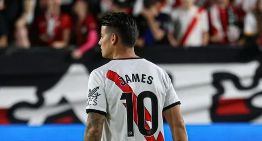 James Rodríguez divide a la hinchada del Rayo Vallecano.