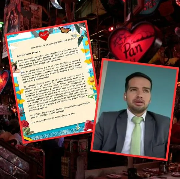 Andrés Carne de res envió carta a bailarina quemada y hermano dio dura respuesta