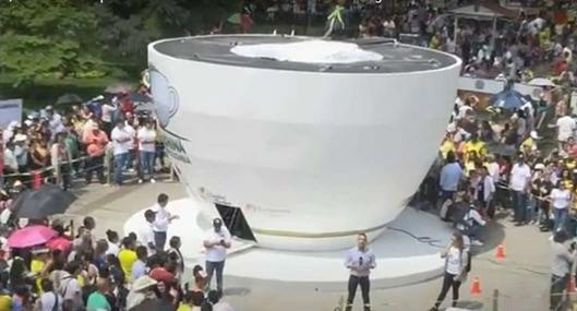 Foto de Chinchiná, en nota de cuál es el pueblo con taza de café más grande en mundo, Chinchiná, y otro récord