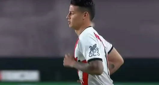 Foto de James Rodríguez, en nota de que el colombiano en Rayo Vallecano, en problema y polémica por duro mensaje viral