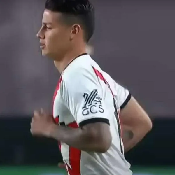Foto de James Rodríguez, en nota de que el colombiano en Rayo Vallecano, en problema y polémica por duro mensaje viral