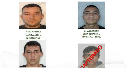 Estos sujetos son los más buscados por homicidio en Ibagué 