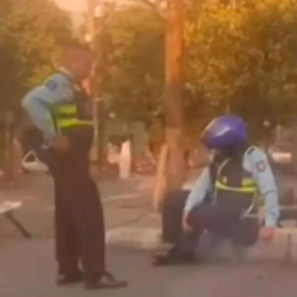 Intentó huir de control de Pico y Placa, atropelló a un agente y fue capturado en Medellín