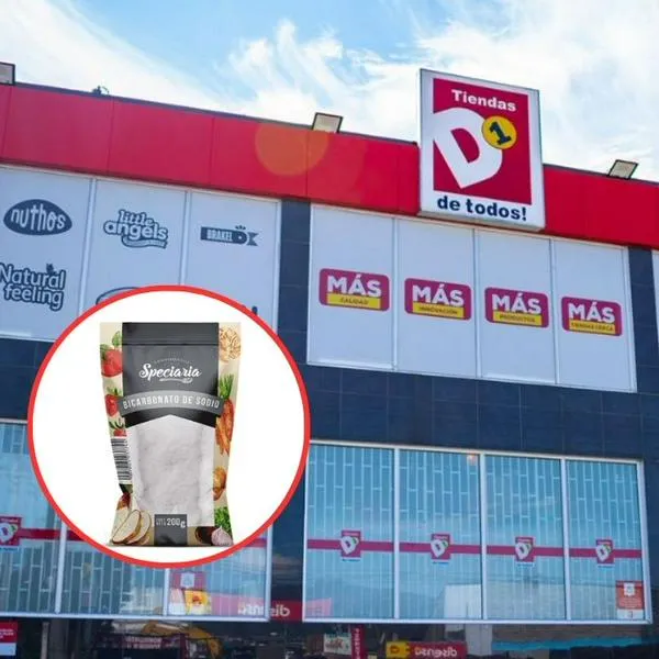 Tiendas D1 tiene bicarbonato de sodio más económico que en otros comercios