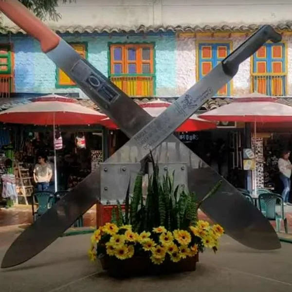 Foto de Santa Rosa de Cabal, en nota de cuál es el pueblo con machete más grande del mundo, en Colombia y chorizo récord