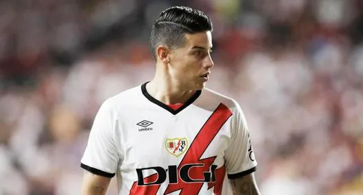 James Rodríguez, a propósito de lo que harían sus compañeros del Rayo Vallecano por él.