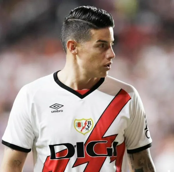 James Rodríguez, a propósito de lo que harían sus compañeros del Rayo Vallecano por él.