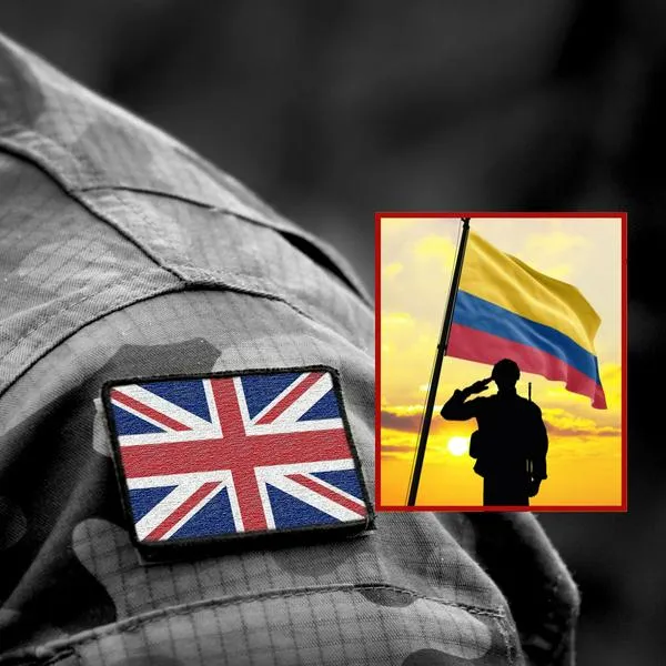 Ración de comida para el ejército inglés y colombiano.