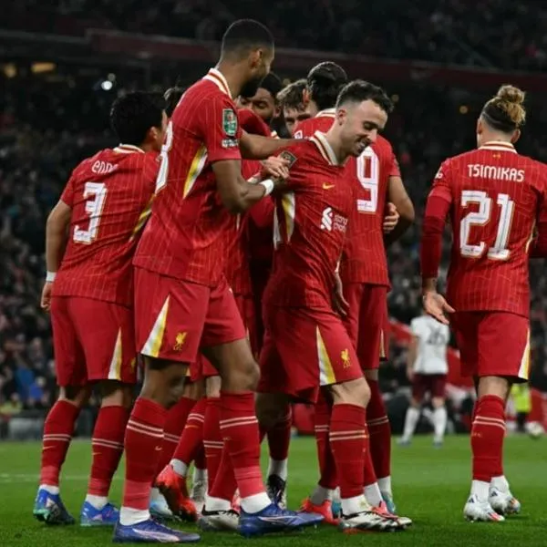 El Liverpool también gana sin Luis Díaz: goleada 5-1 contra West Ham y el guajiro no jugó