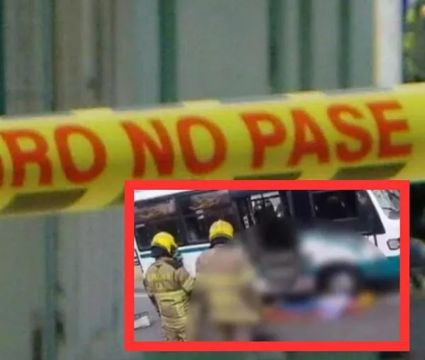 Fatal accidente en Cali: dos motociclistas arrollados por bus: eran pareja