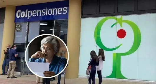 Foto de Colpensiones y mujer, en nota de que la entidad dijo qué pasa si cotiza más de 1.800 semanas y si cambian ingresos