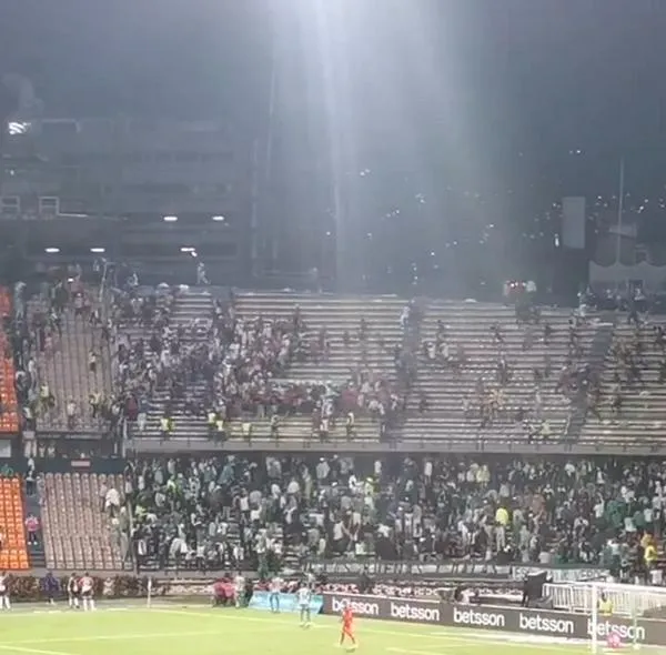 Confirman sanciones por pelea de hinchas de Junior y Nacional en el Atanasio Girardot: video
