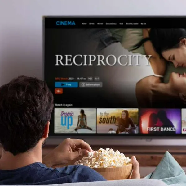 Foto televisión, en nota de cómo hacer que el televisor tenga una imagen más nítida al quitar dos funciones.