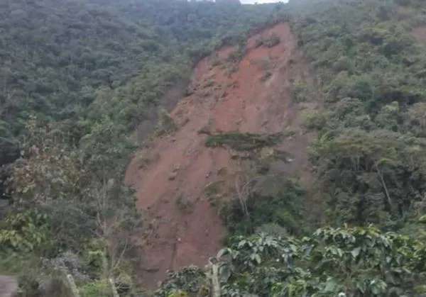 Trece municipios de Antioquia, en alerta roja por posibles deslizamientos por lluvias