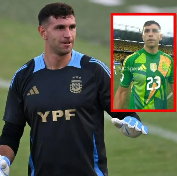 Emiliano 'Dibu' Martínez, a propósito de la sanción que recibirá por pegarle a un camarógrafo en Barranquilla: video