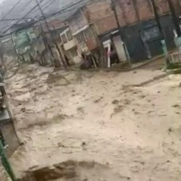 Aguaceros en Soacha convirtieron las calles en ríos: así vuelven las lluvias