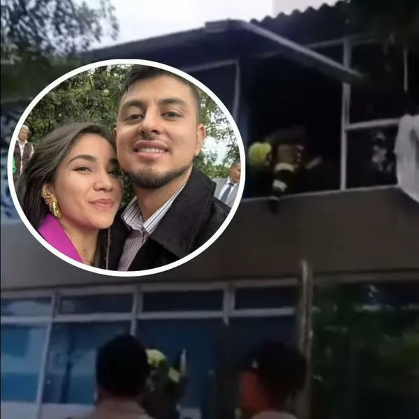 La pareja quedó atrapada en incendio de apartamento