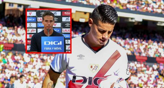 James Rodríguez, a propósito de lo que dijo el técnico del Rayo Vallecano sobre su primera titularidad: video