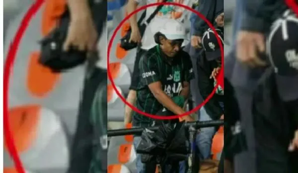 Hincha del Atlético Nacional se entregó y lo dejaron libre a las pocas horas