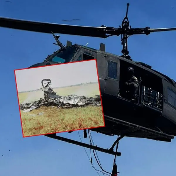Fotos accidente de helicóptero Fuerza Aérea en Vichada; hubo 8 muertos
