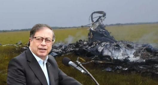 Accidente de helicóptero en Vichada: Gustavo Petro manda mensaje a familias