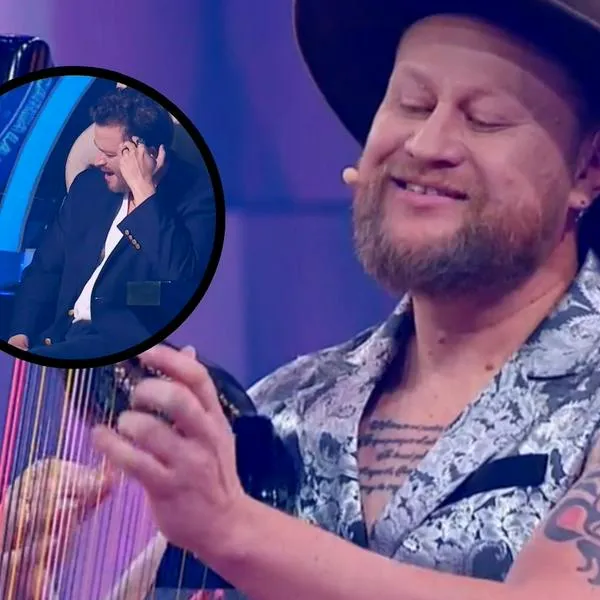 Gusi, de 'La descarga', lloró por participante que interpretó el arpa.