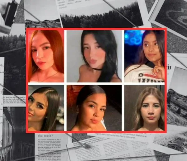 Fotos de las 6 modelos colombianas que están desaparecidas en México