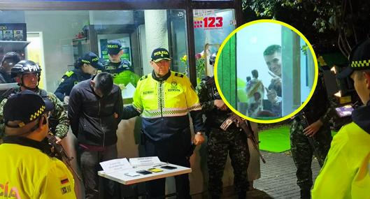 Ladrón en Bogotá terminó riendo en CAI de Policía tras ser capturado en flagrancia: video