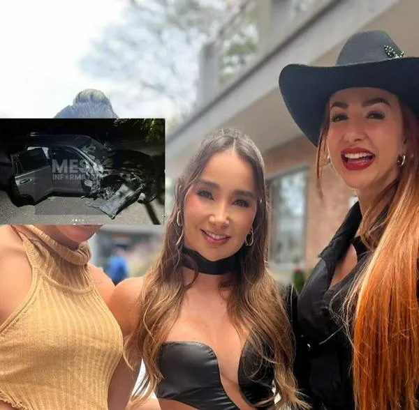 Lady Yuliana reveló cómo está luego de accidente de su carro contra un árbol