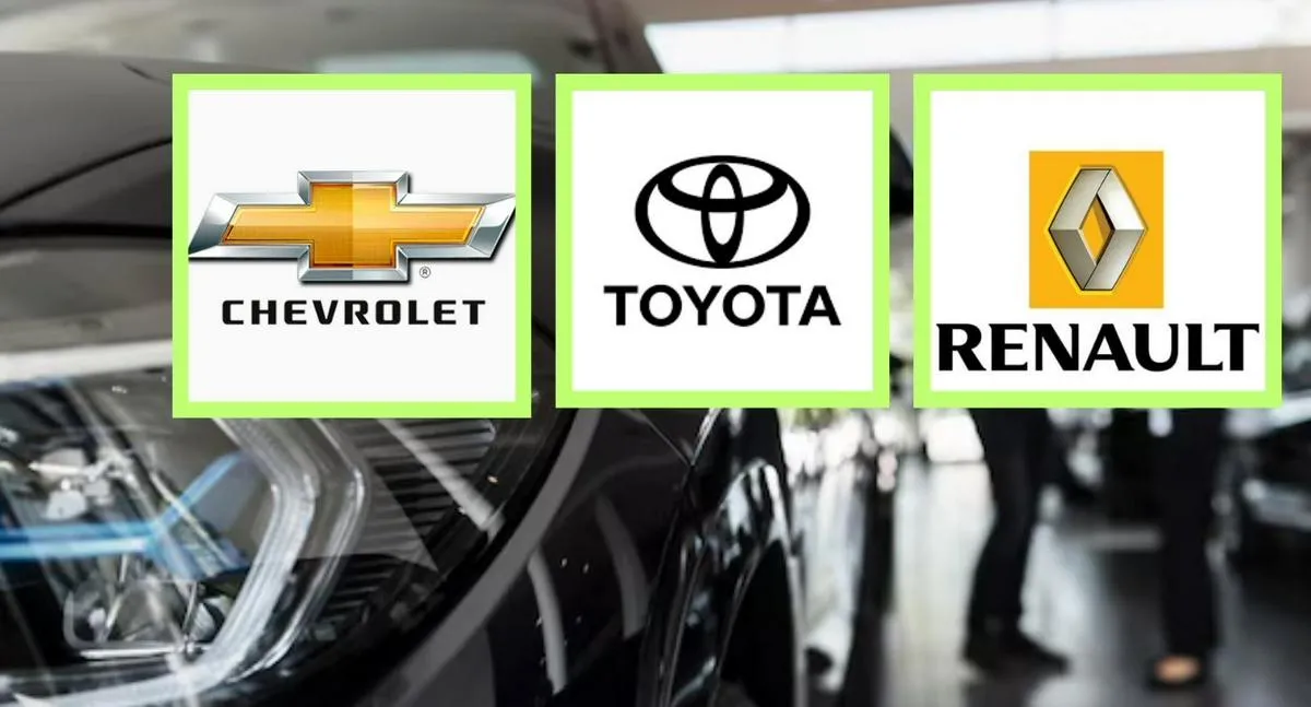 Toyota, Renault, Kia, Mazda y Chevrolet lideraron ventas de carros septiembre