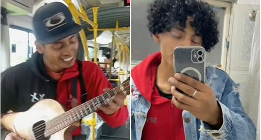 Joven que canta en Transmilenio dijo cuánto tiempo se demoró para comprar iPhone