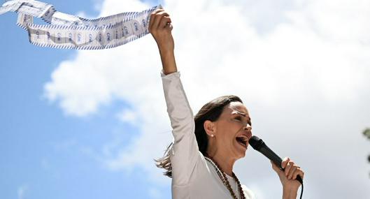 María Corina Machado desmiente a Maduro y dice que permanecerá en Venezuela