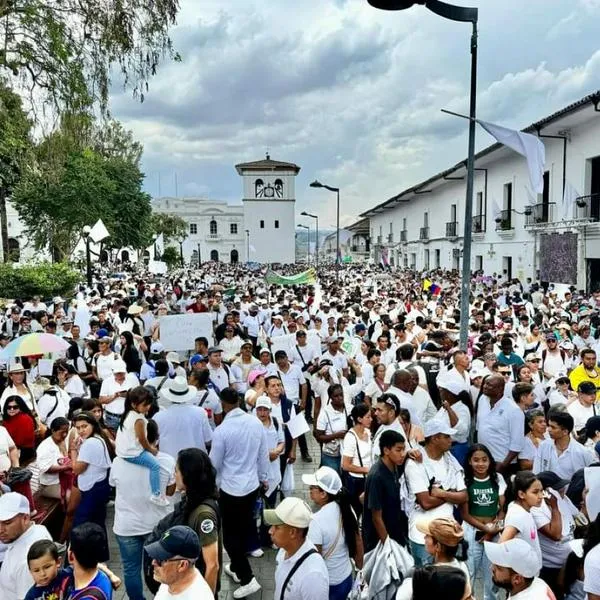 Marcha por la paz en Cauca convocó a 40.000 personas para rechazar la violencia