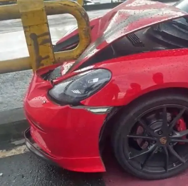 Identidad de dueña del Porsche que se accidentó en Antioquia