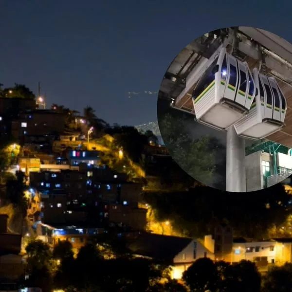 Cabinas de Metrocable se estrellan en Medellín. 
