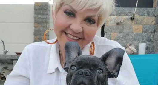 La 'Gorda' Fabiola y su perro Benito