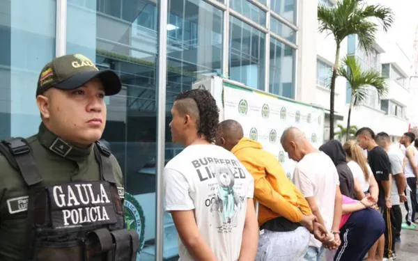 Capturan a 23 personas vinculadas a disidencias de las FARC en el Valle del Cauca