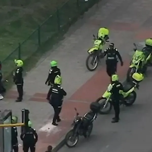 Simulacro de Plan Candado en Bogotá. 