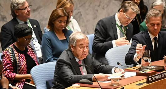 ONU rechazó decisión de Israel de declara persona no grata a António Guterres