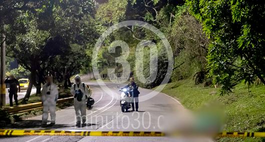 Homicidio en Antioquia: encontraron a hombre sin vida cerca a botadero de basura