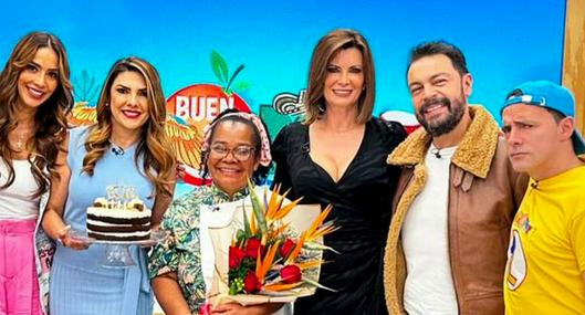 Viena Ruiz se disfrazó de la Chilindrin 'Chavo del 8' en programa de RCN.